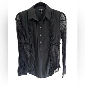 Marissa Webb Semi-Sheer Blouse XS